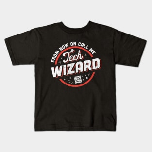 Tech Wizard - Computer Repair & IT Support Kids T-Shirt